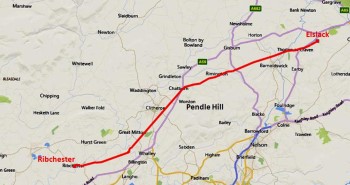 9a Roman Road map